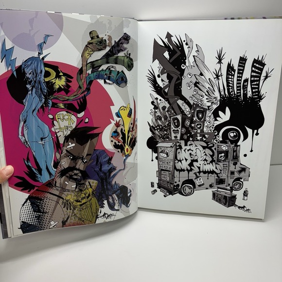 Visual Funk: Jim Mahfood Art Hardcover (IDW) Book Photography Tattoo Graffiti - Picture 3 of 6